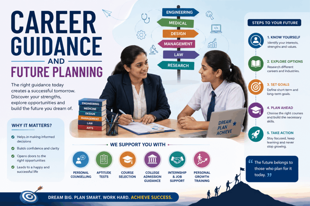 Best Schools in Hyderabad: Parent Guide for 2026 **"Career guidance helps students choose the right path for a successful future. It builds confidence, skills, and career awareness."**